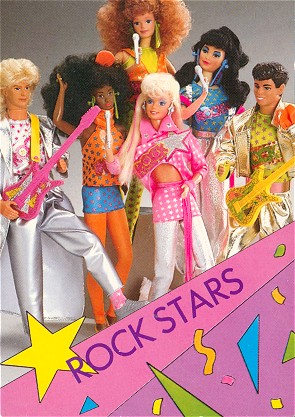barbie and the rockers dolls 1985